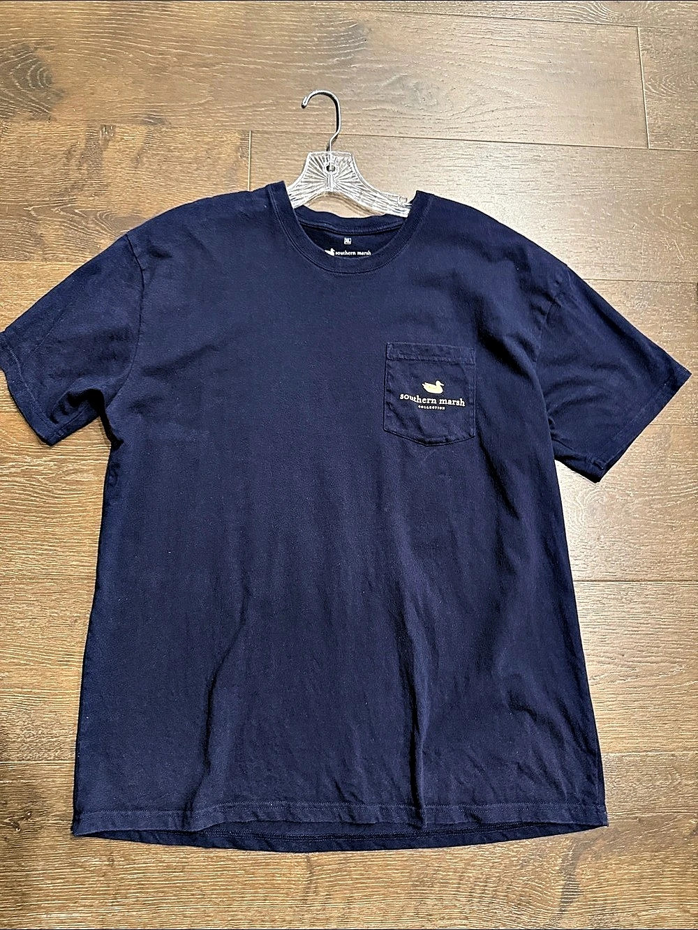 Southern Marsh Hot Toddy Graphic Short Sleeve Tee XL Navy Blue